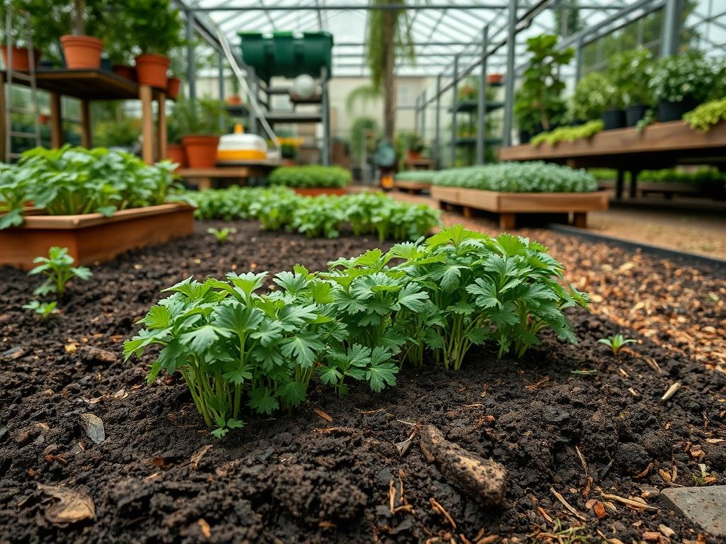 Direct Sowing Cilantro