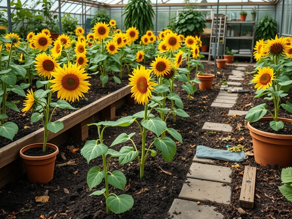 Direct Sowing Sunflowers