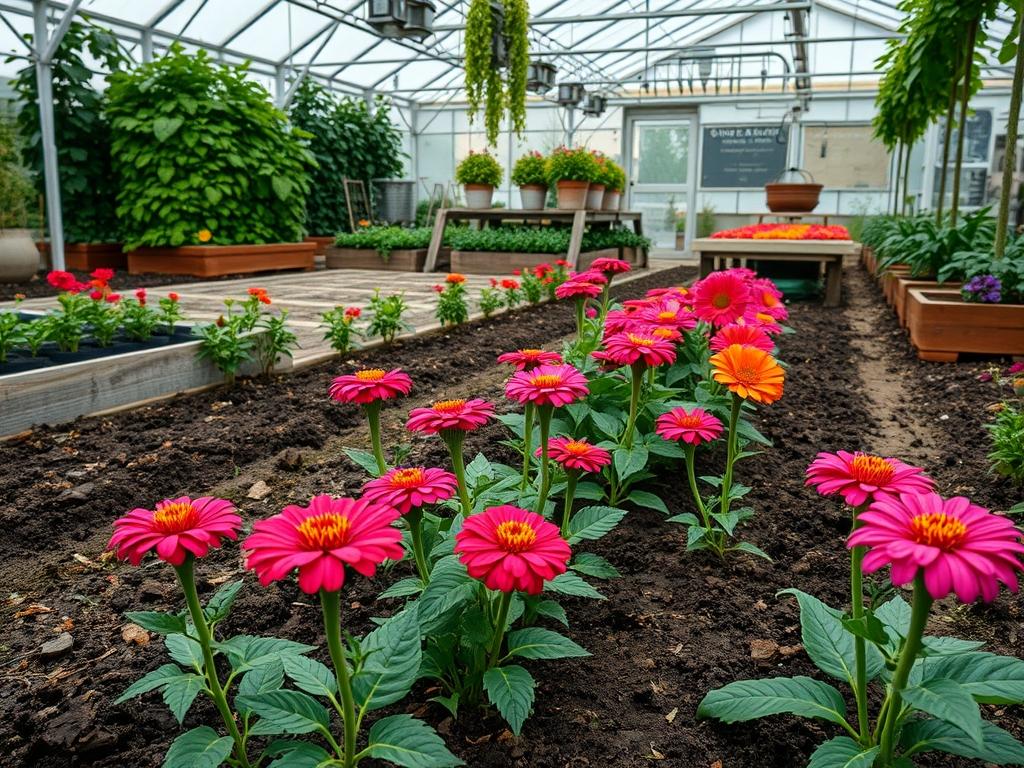 Direct Sowing Zinnias