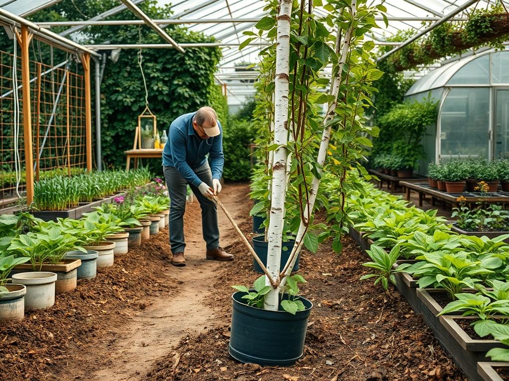Planting Birch Trees