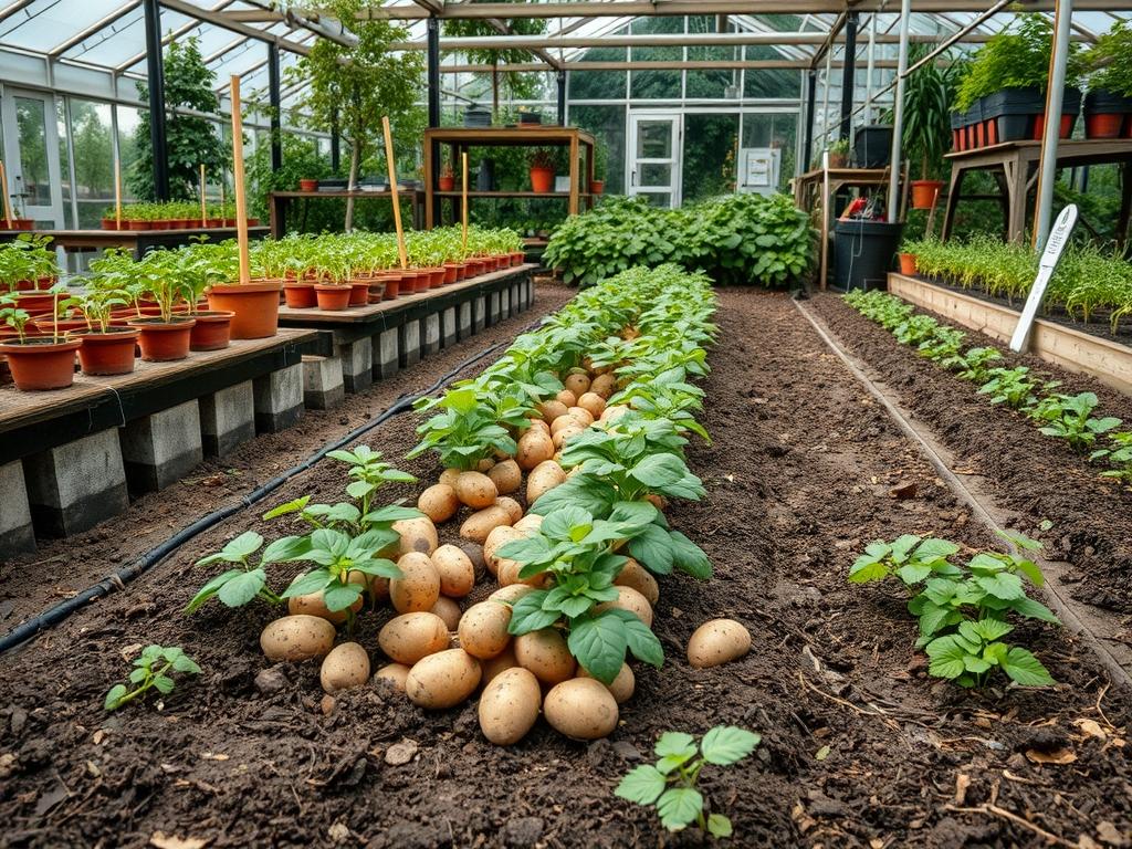 Planting Early Potatoes