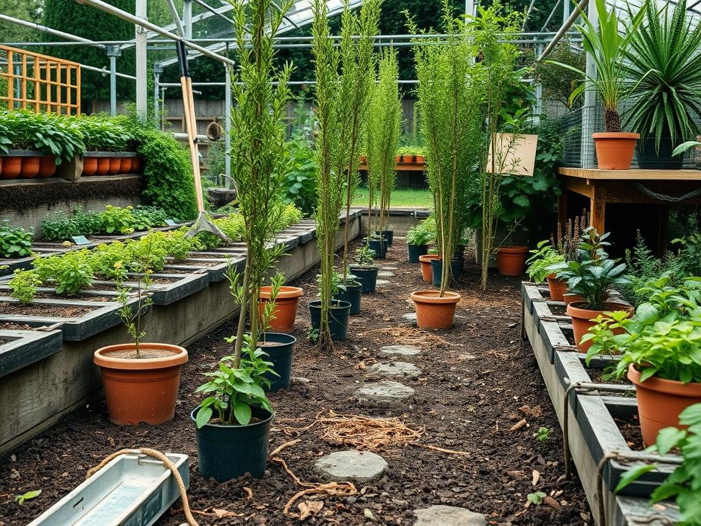 Planting Larch Saplings