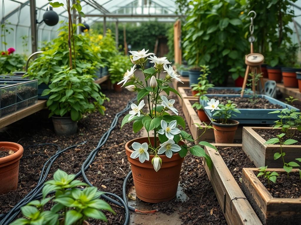 Planting Potted Clematis