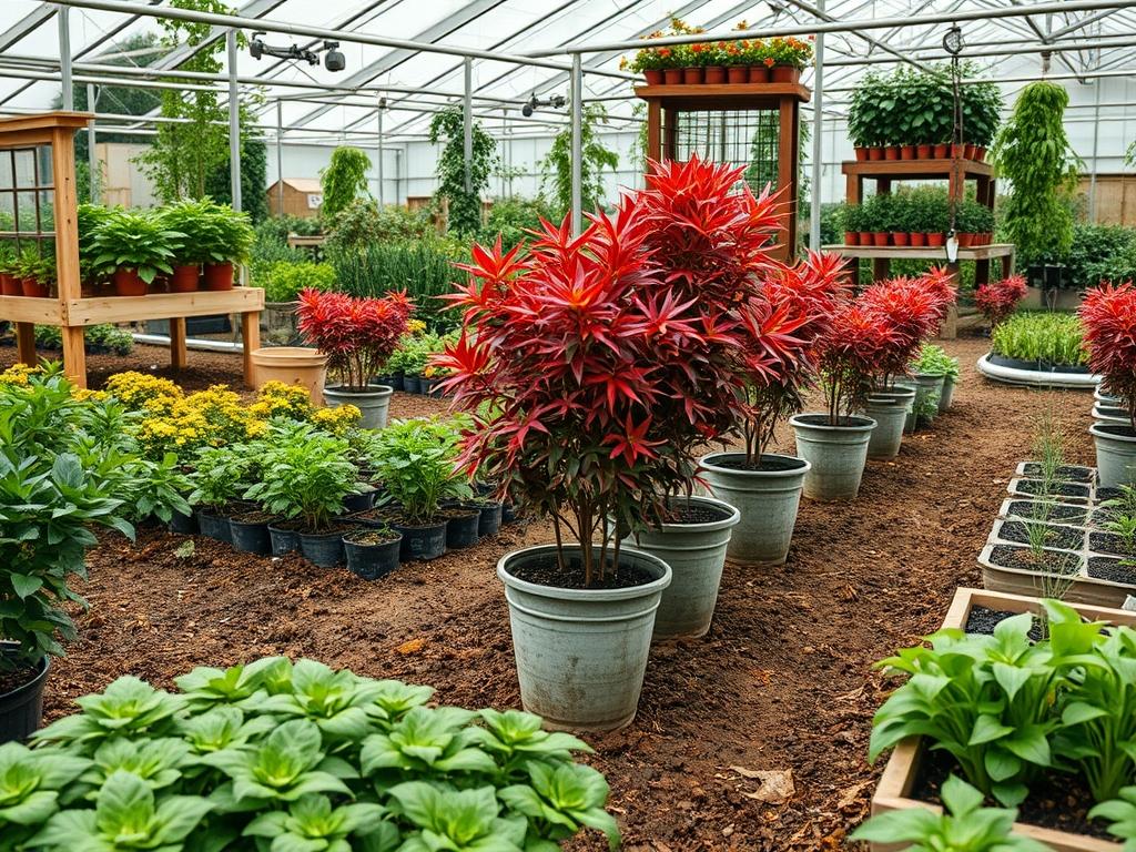 Planting Potted Maples
