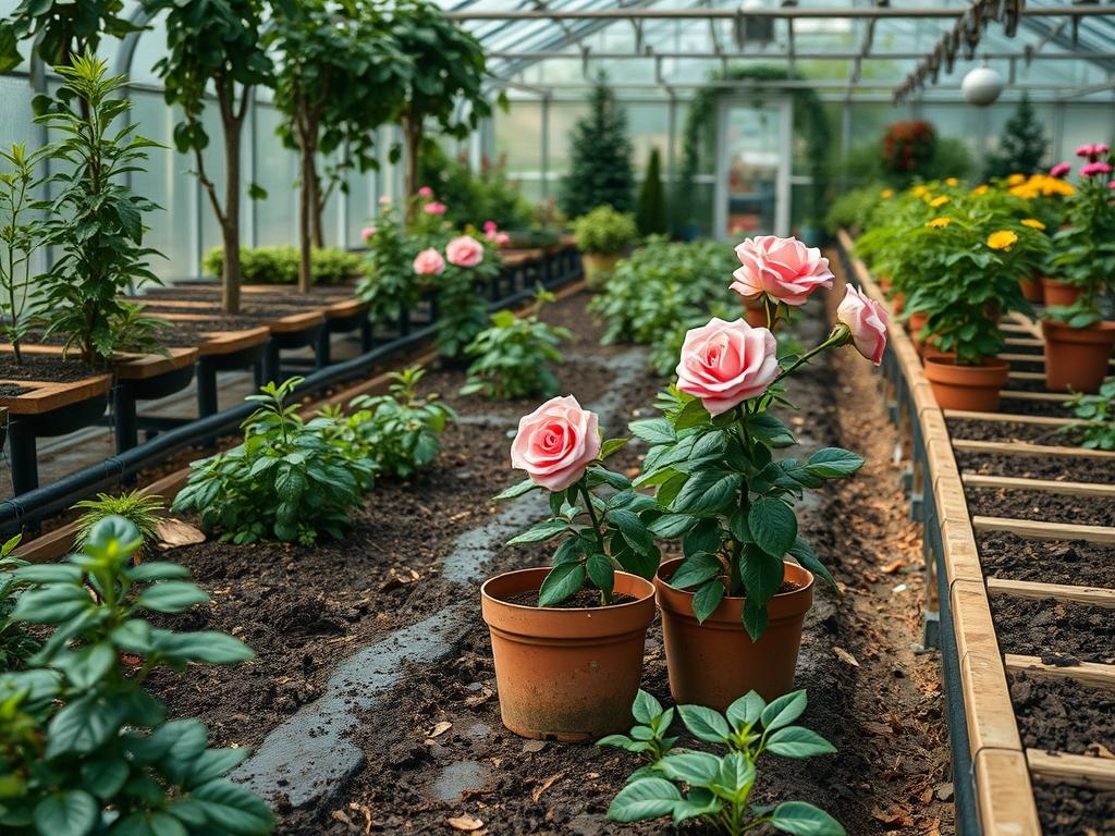 Planting Potted Roses