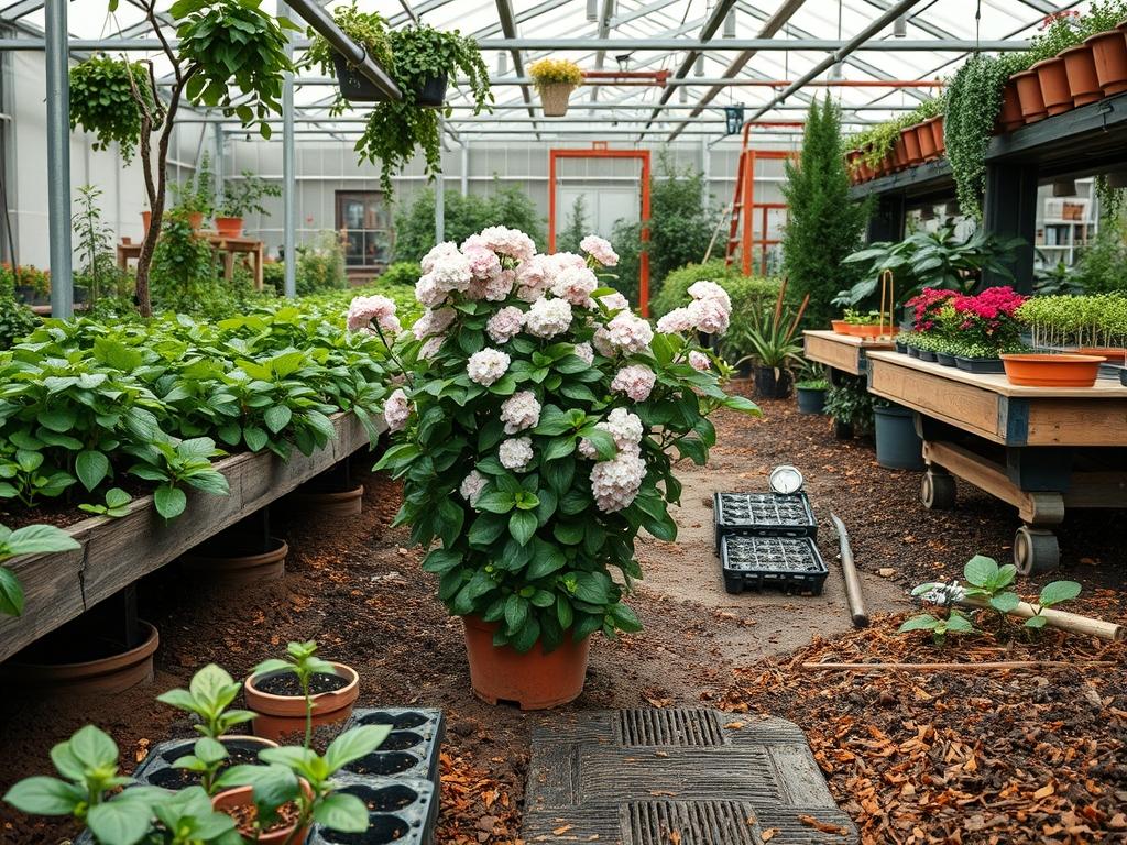 Planting Potted Viburnum