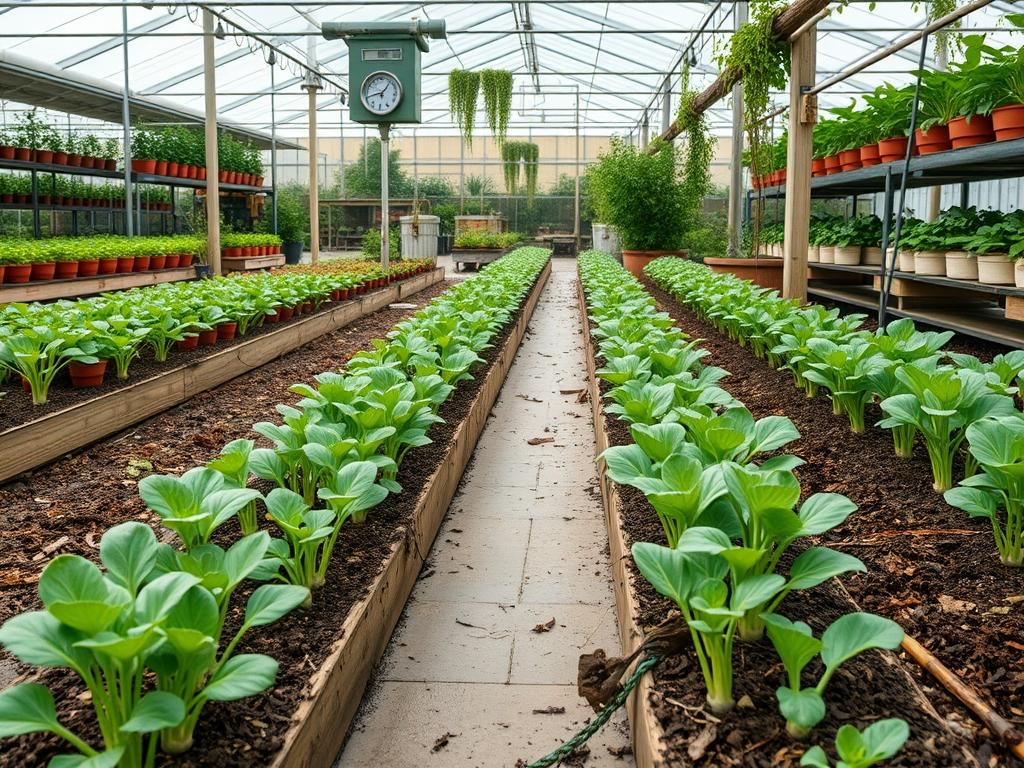 Spacing Celery Seedlings