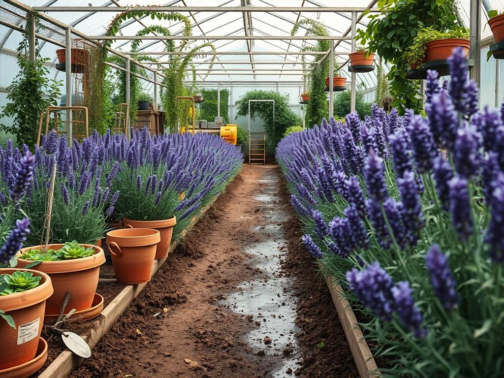 Spacing Lavender Hedges