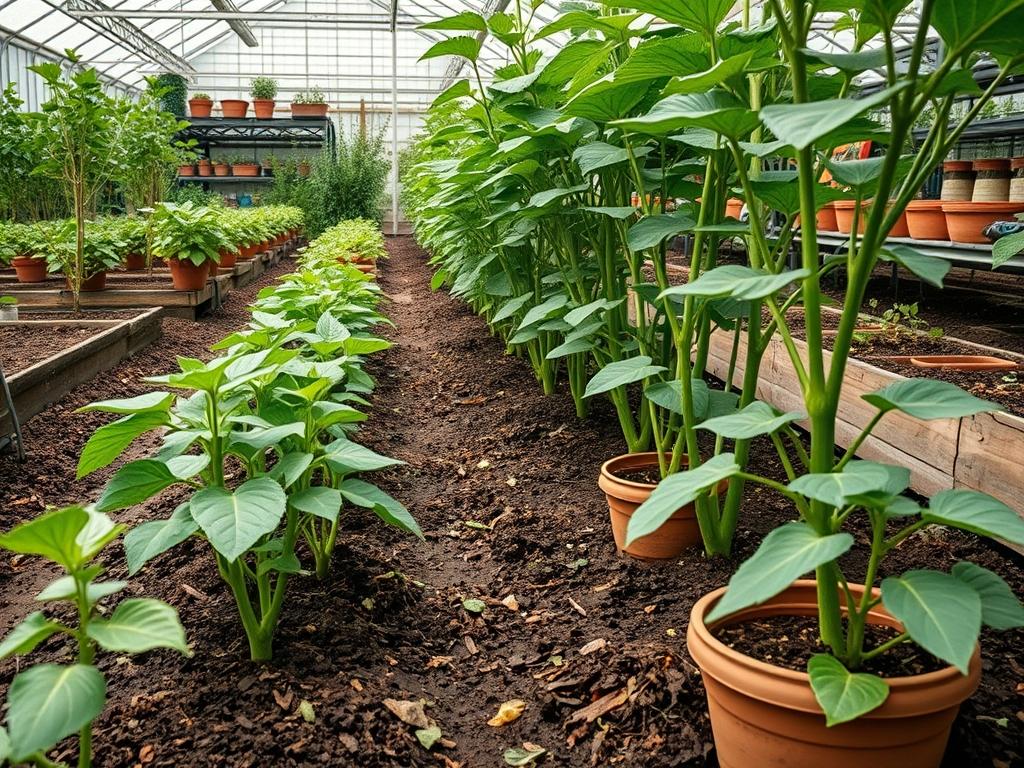 Spacing Okra Plants