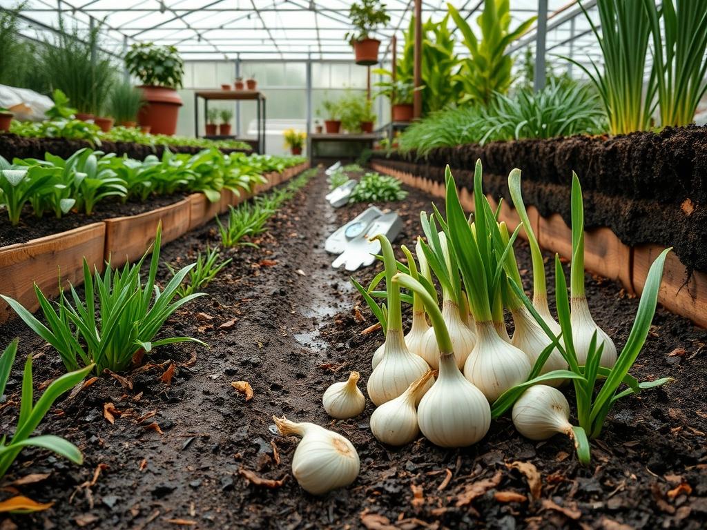 Spacing Shallot Bulbs