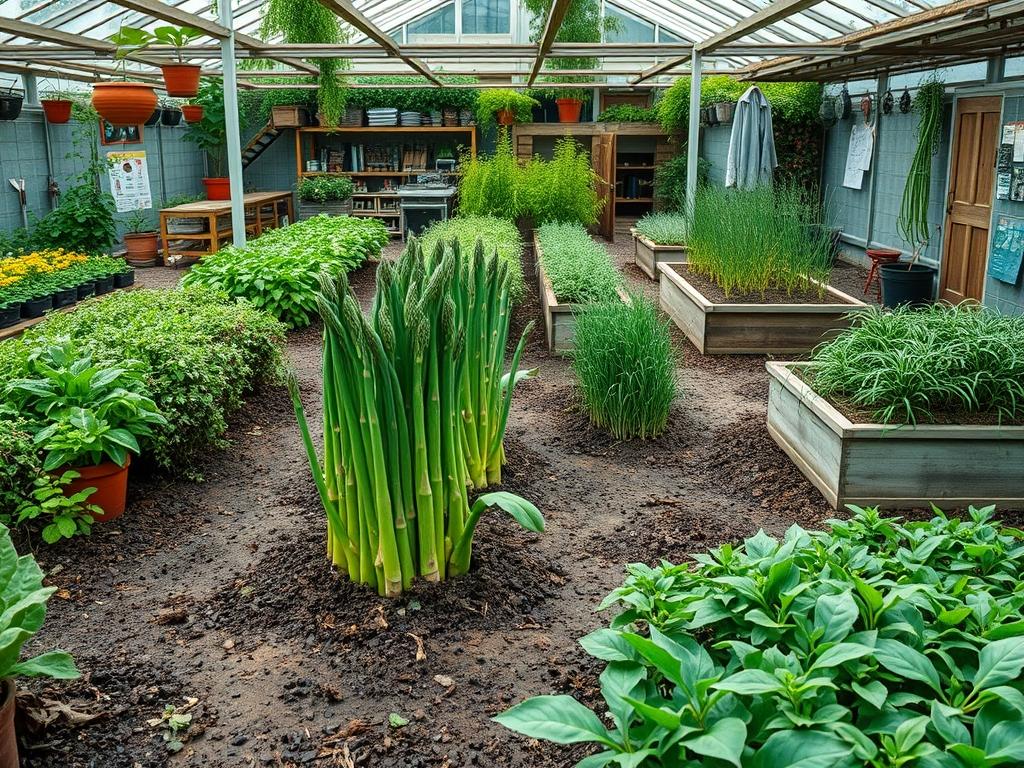 Garden Spacing for Asparagus