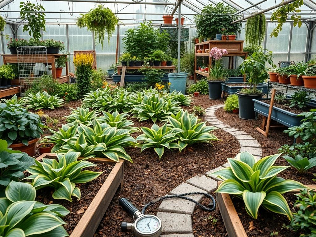 Garden Spacing for Hostas