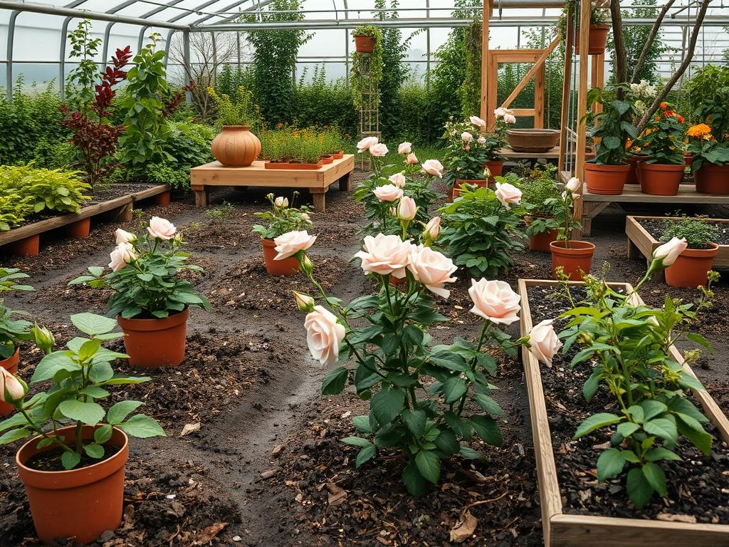 Garden Spacing for Roses