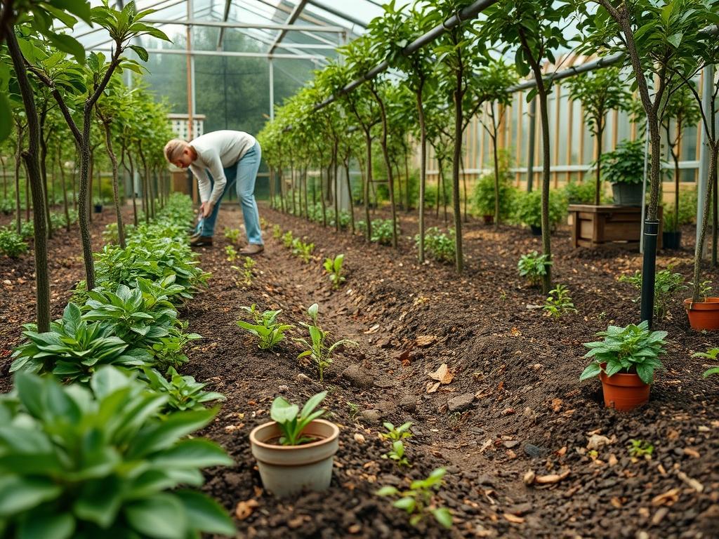 Planting Cherry Saplings