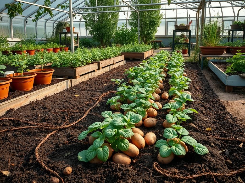 Planting Depth for Potatoes