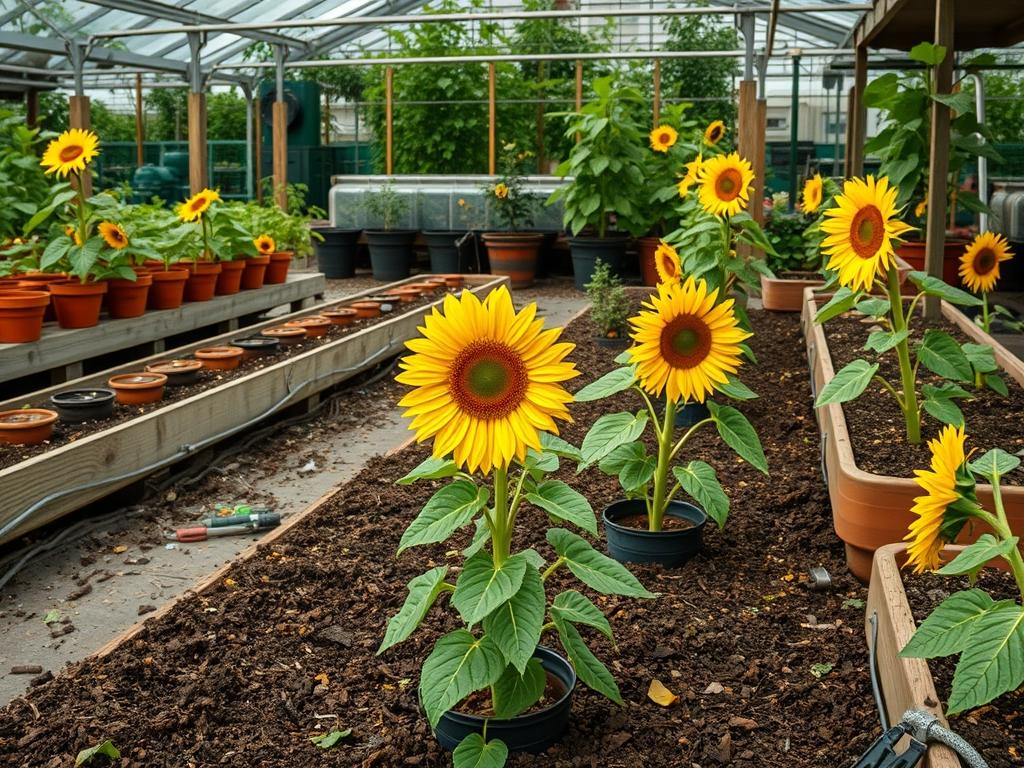 Planting Depth for Sunflowers