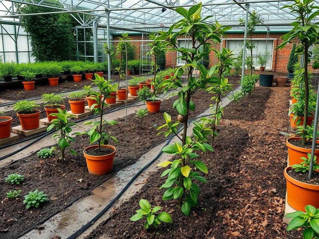 Planting Plum Saplings