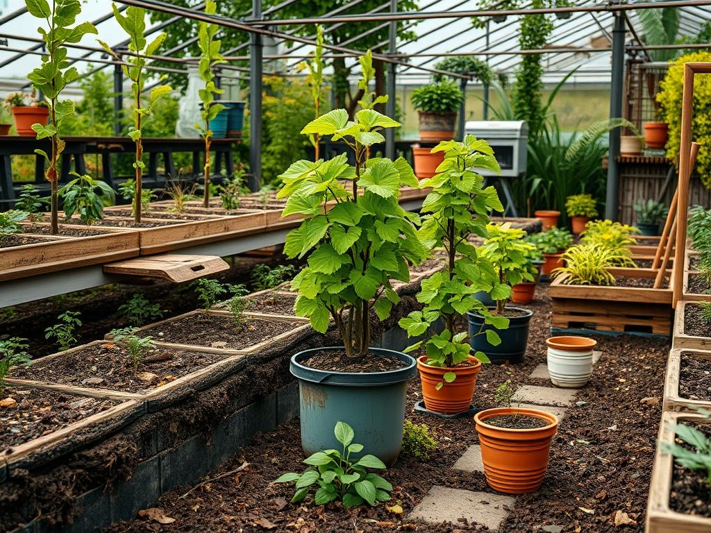 Planting Potted Ginkgos