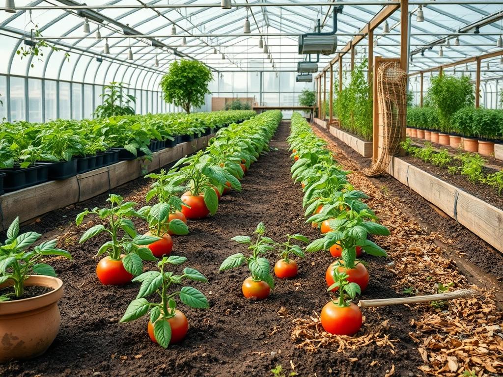Spacing Tomato Starts