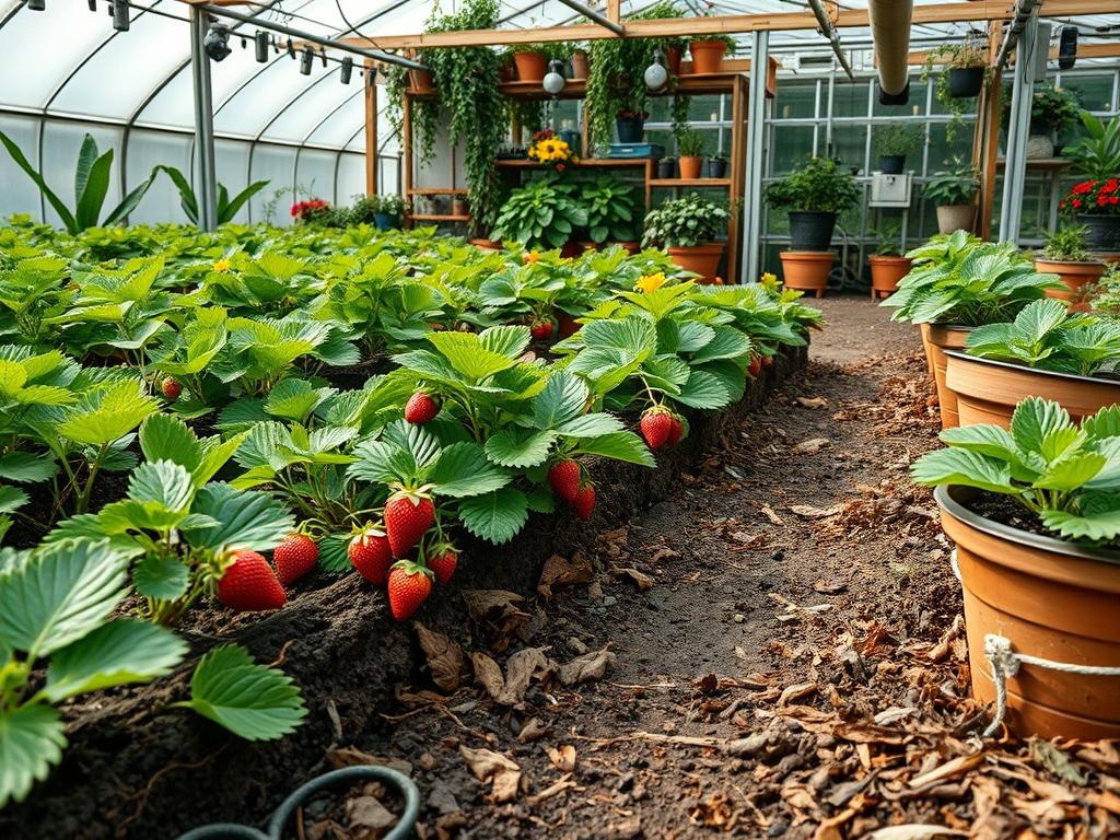 Transplanting Garden Strawberries