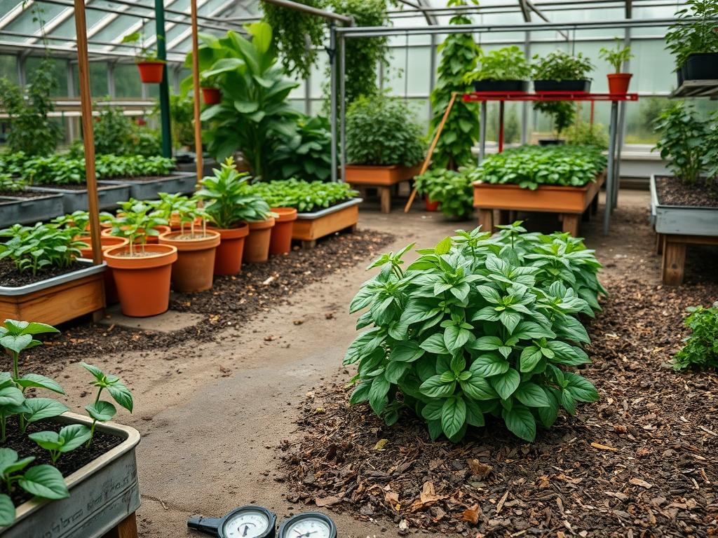 Garden Spacing for Basil