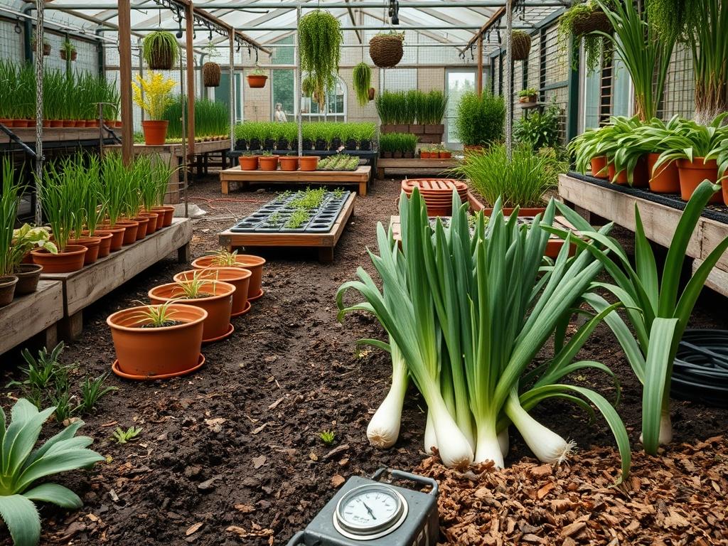 Garden Spacing for Leeks