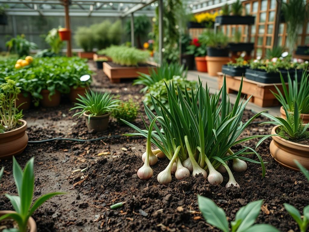 Garden Spacing for Shallots