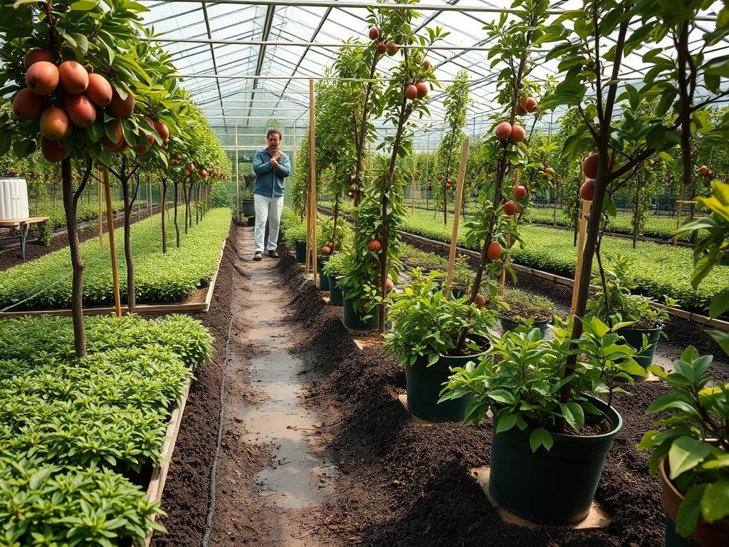 Nursery Care for Plum Trees