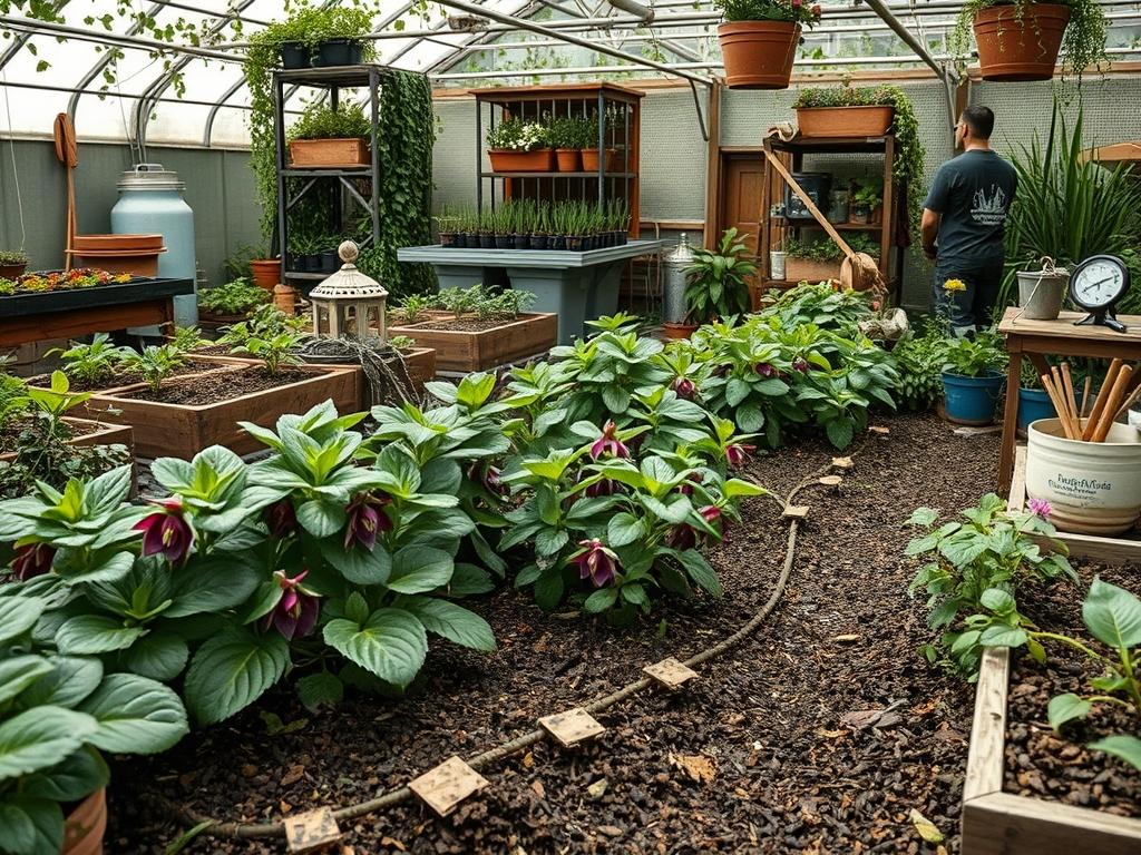 Planting Depth for Hellebores